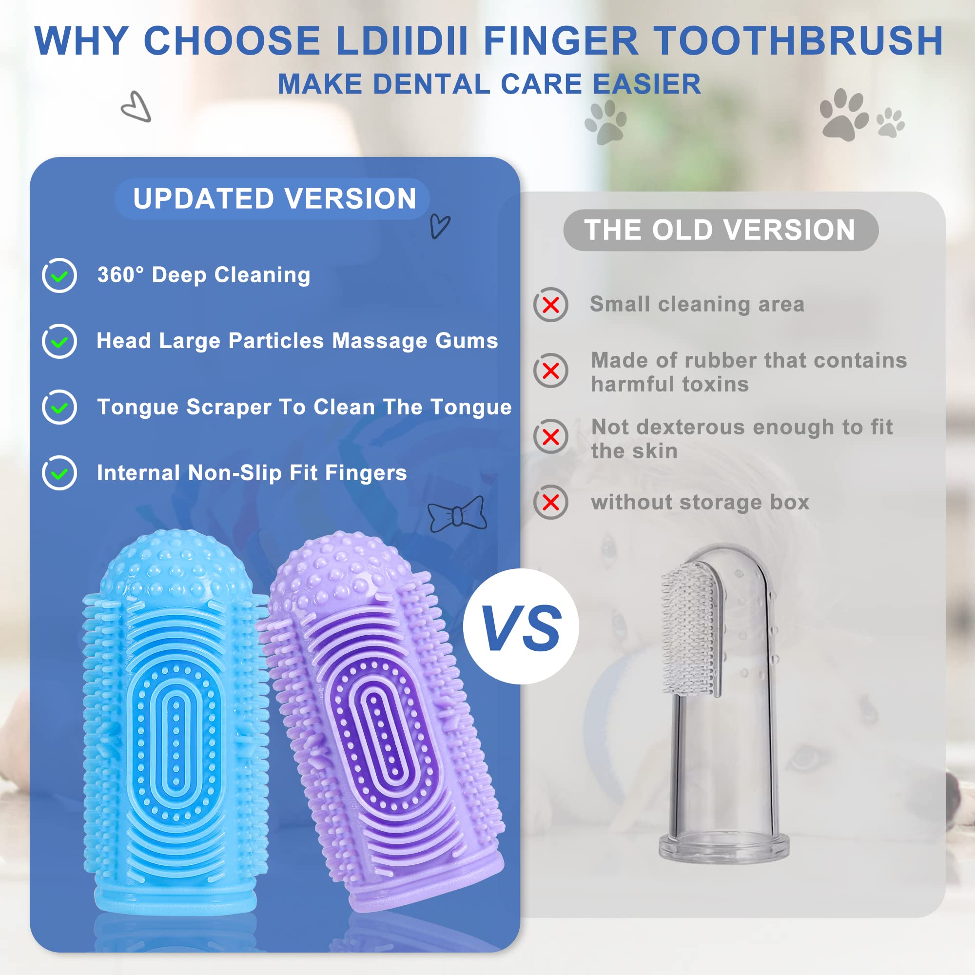 LDIIDII brosse-dents silicone alimentaire BPA libre : sécurité et douceur.