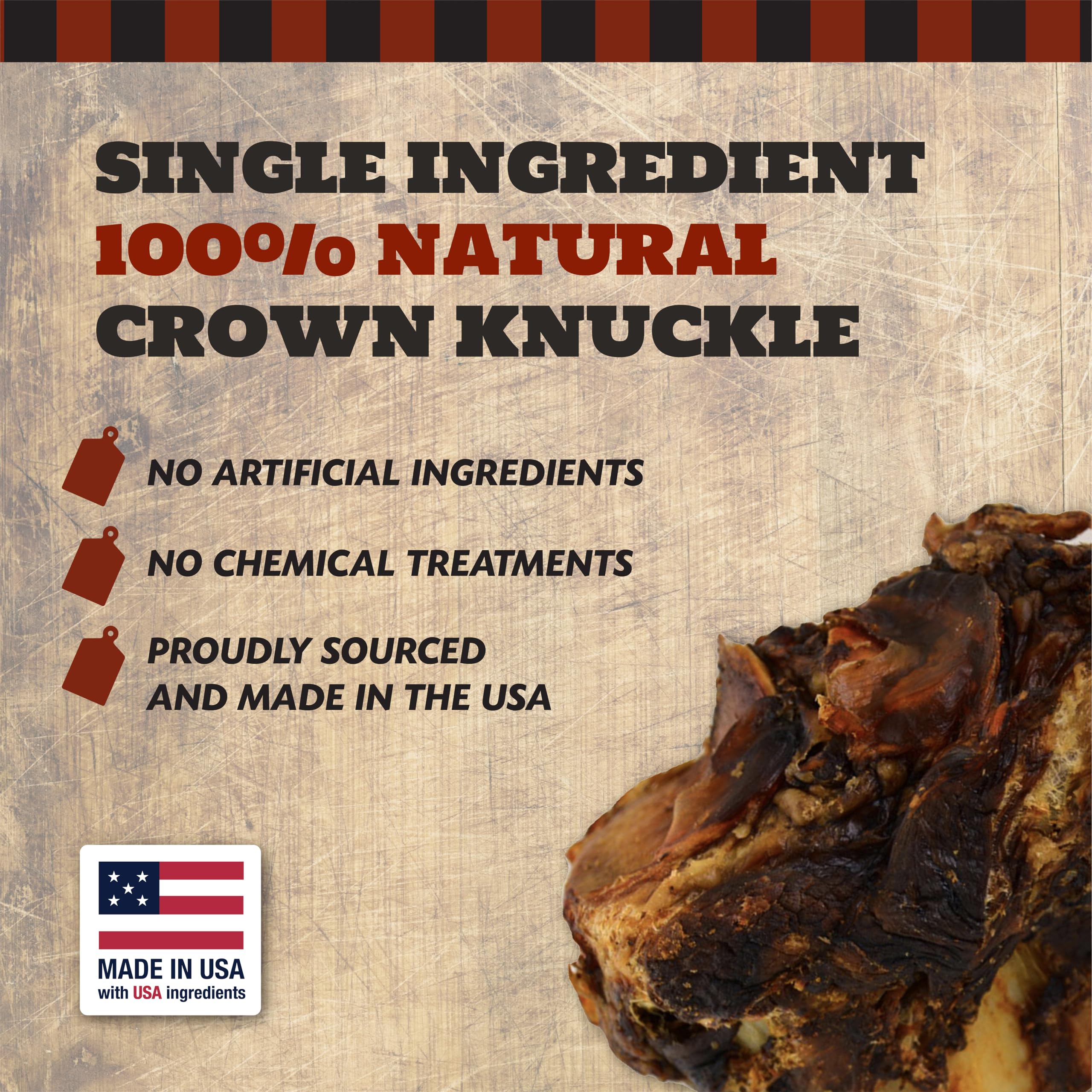 Le Boucher du Pays: os-knuckle boeuf durable pour mâcheurs robustes.