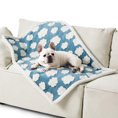 Couverture LE SURE imperméable pour chien moyen avec motif nuage 3D pour canapé