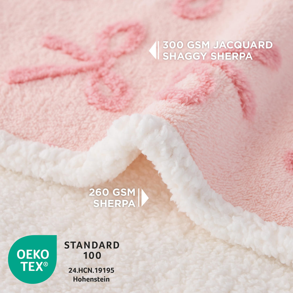 Doublure sherpa rose offrant chaleur et douceur.