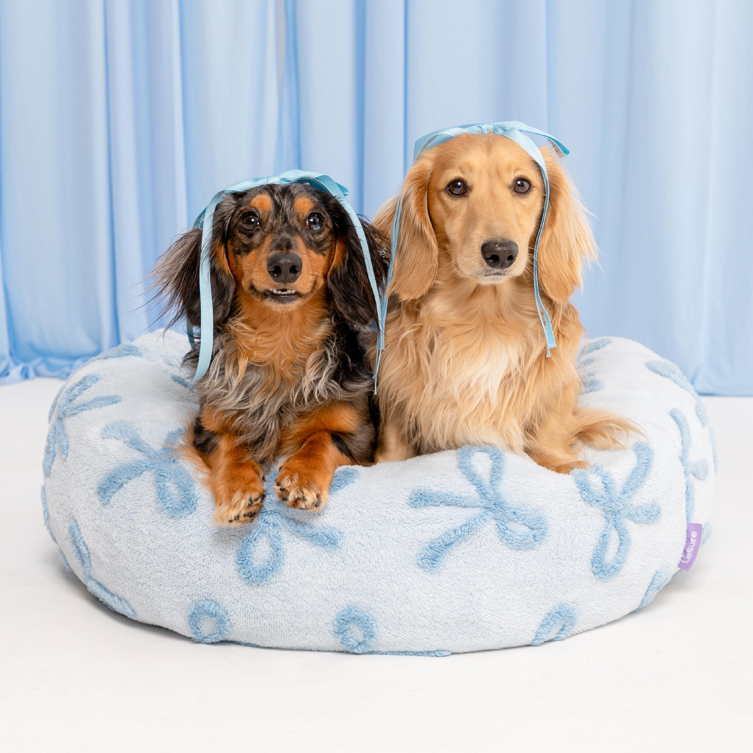 LE SURE lit-donut-ronde-30-pouces: confort doux pour chiens et chats.