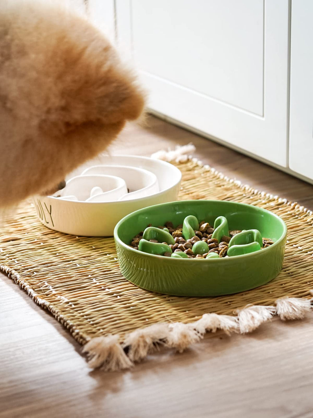 Bol LE TAUCI ceramique puzzle ralentisseur facilite l alimentation lente.