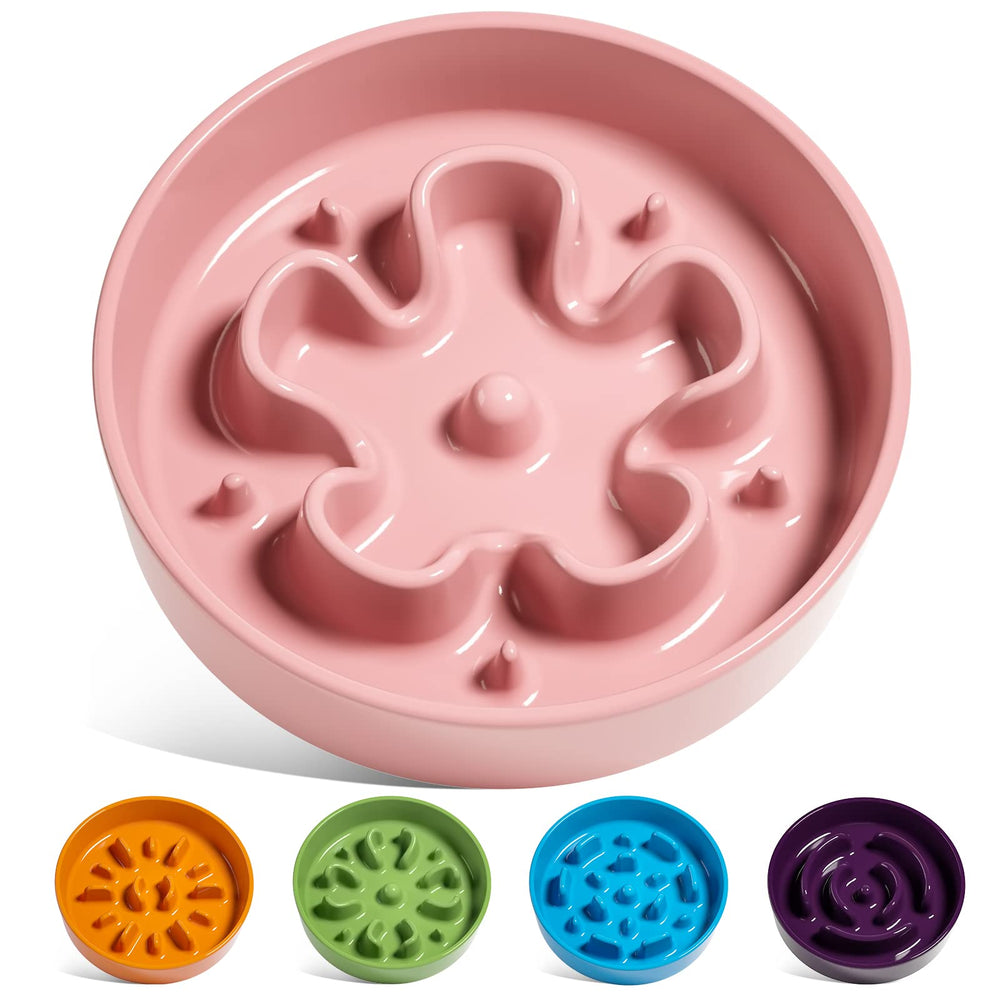 LE TAUCI bol céramique ralentisseur rose, pour une ingestion plus mesurée.