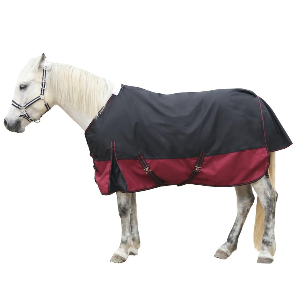 LEAFOREST Couverture cheval 1200D imperméable, protection contre l'humidité en extérieur.
