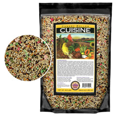 Canary Cuisine de LEACH GRAIN & MILLING CO., emballage pratique pour alimentation quotidienne des canaris.