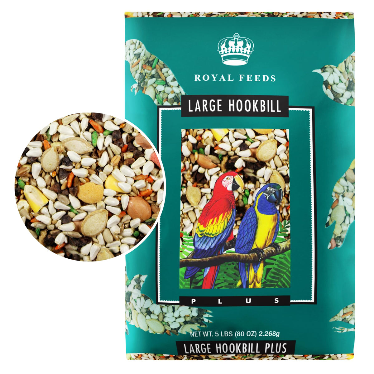 LEACH GRAIN & MILLING CO Grand Bec Crochu bol équilibré pour énergie durable.