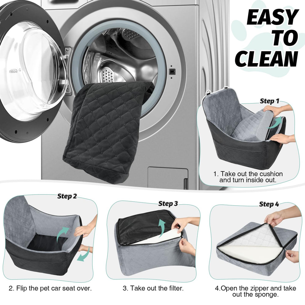 Lealchum poche latérale pratique pour accessoires et friandises.