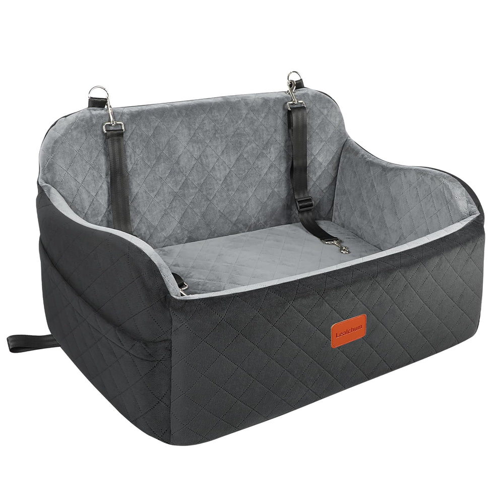Lealchum siège-auto chien, design en arc, confort optimisé lors des trajets.