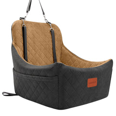 Siège-auto Lealchum pour chien moyen jusqu'à 18 kg avec espace confortable.