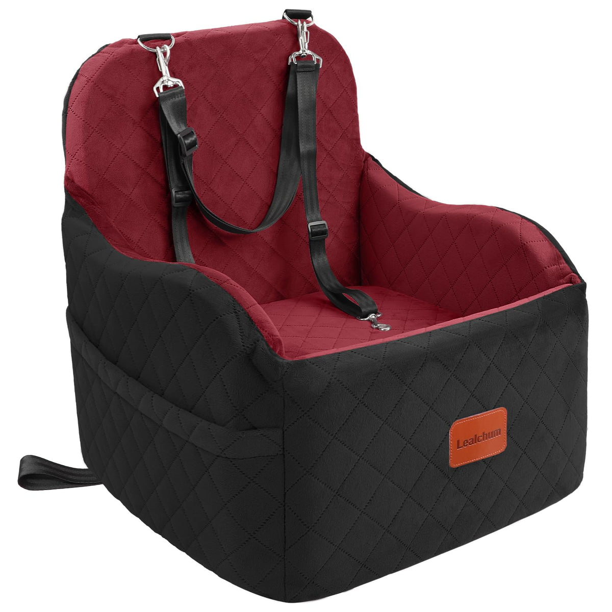 Siège booster Lealchum pour chien petit/moyen – stabilité en trajet.