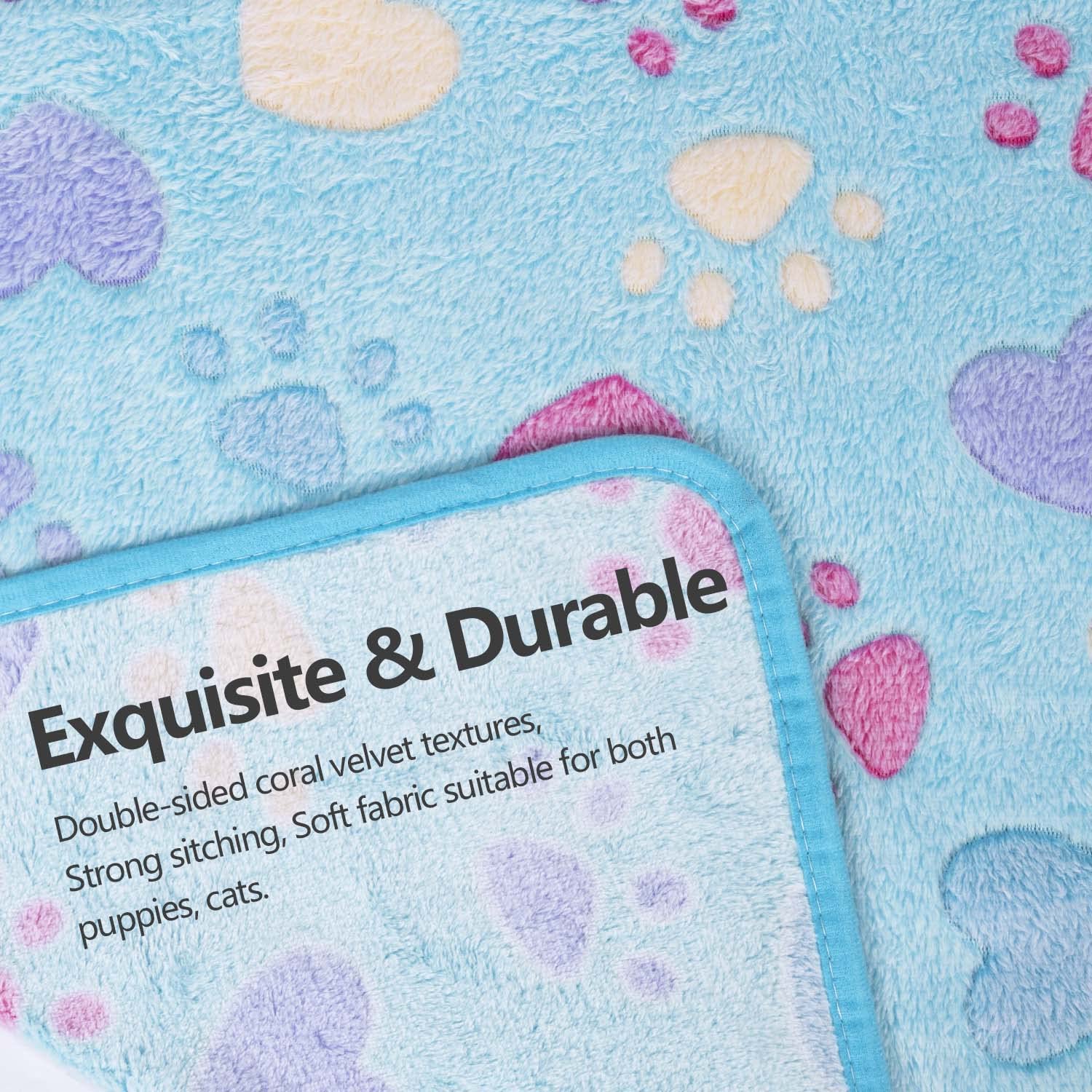 Couverture LeapSheep velours double-face, texture douce et réconfortante.
