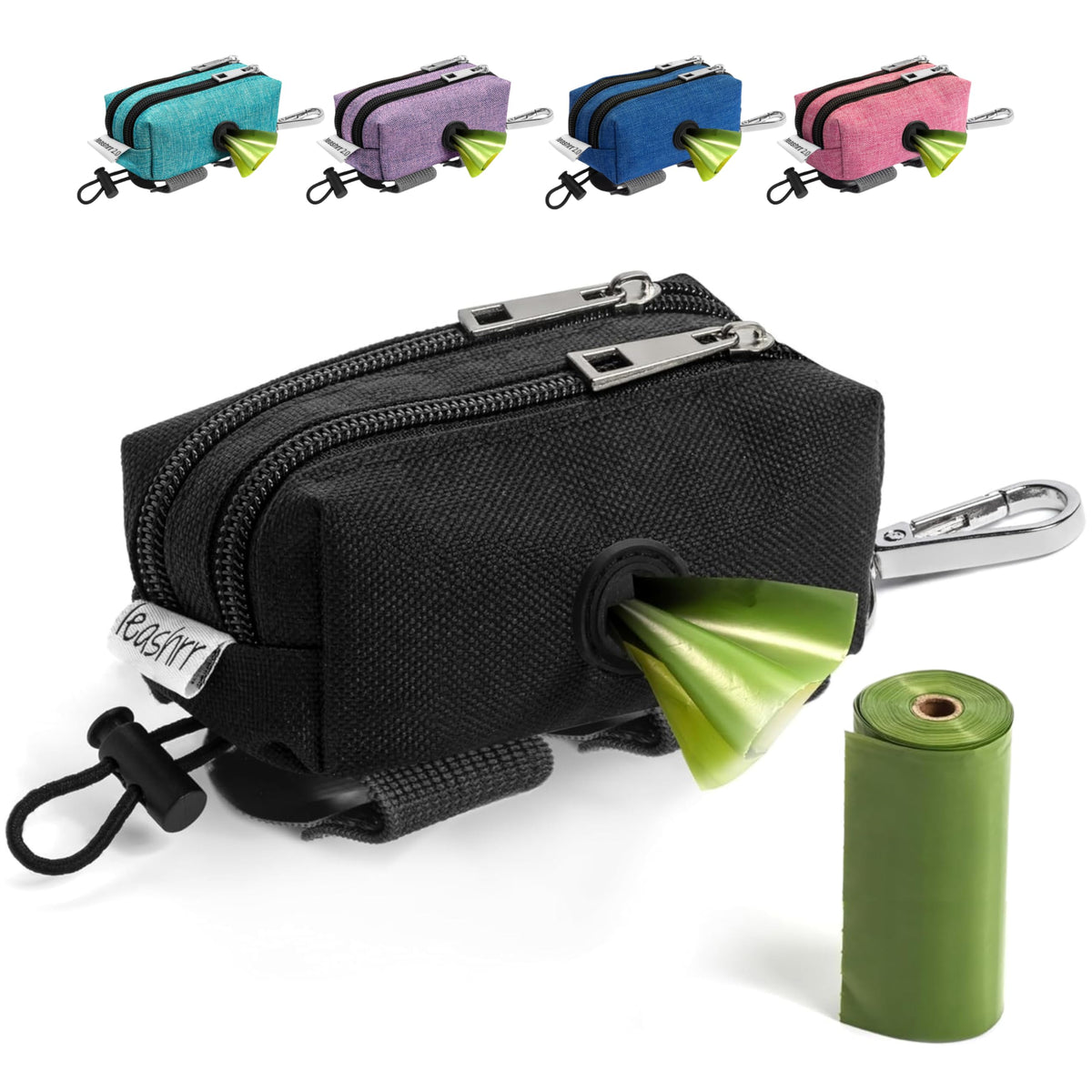 Leashrr 2.0 – distributeur sacs crottes et poches imperméables pour promenades propres