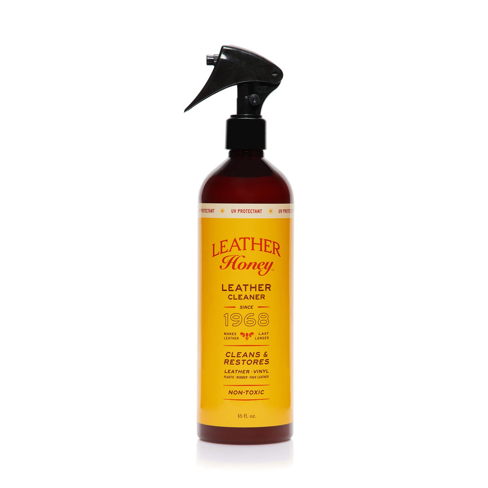 Leather Honey bouteille spray UV pour nettoyer et protéger le cuir et le vinyle