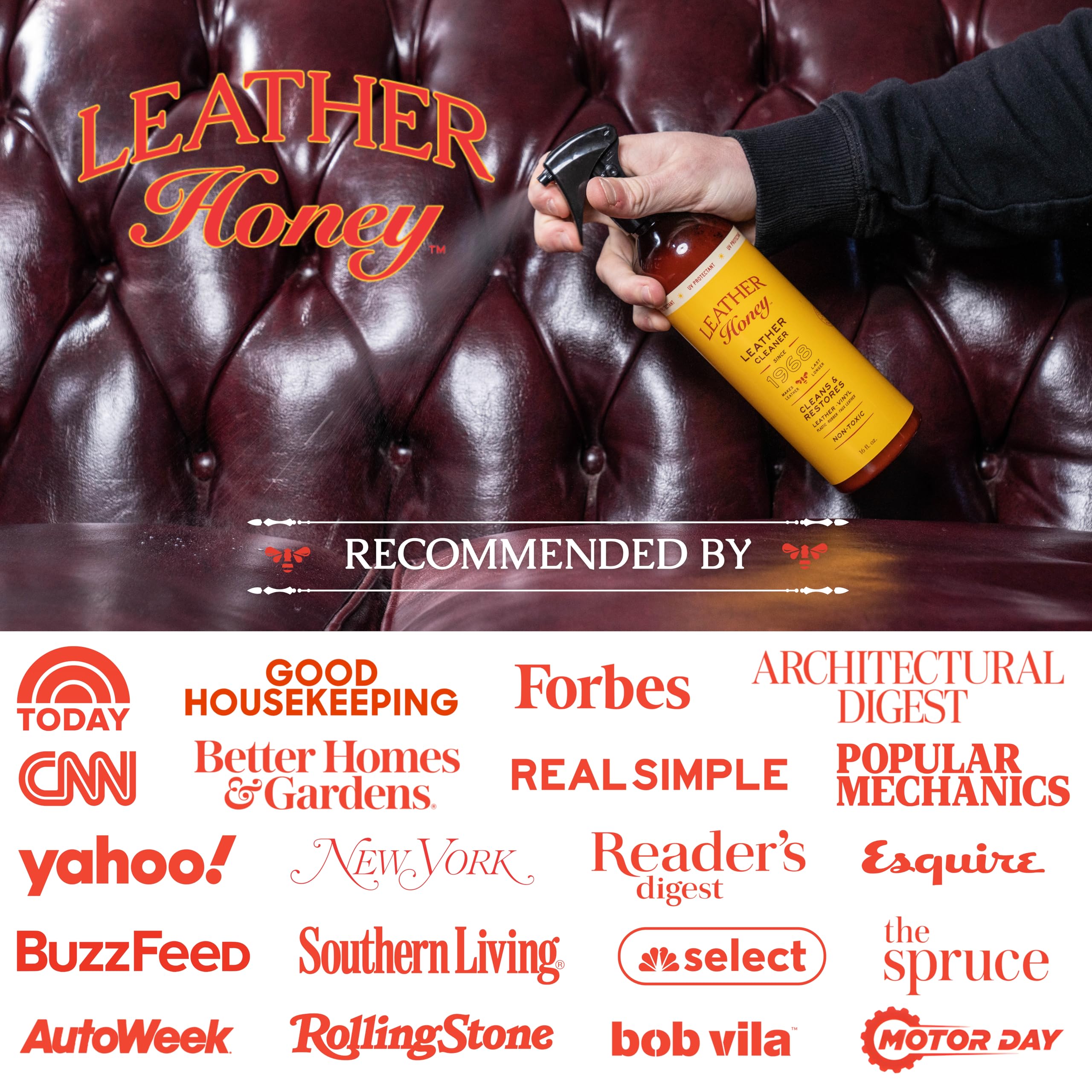 Leather Honey formulation sûre pour personnes, animaux et cuir