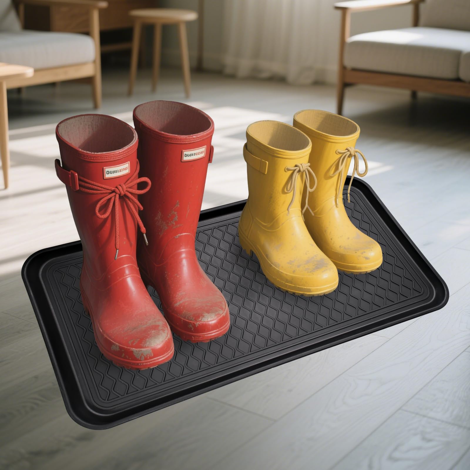 Lecehivo tapis polyvalent intérieur extérieur, facile à nettoyer