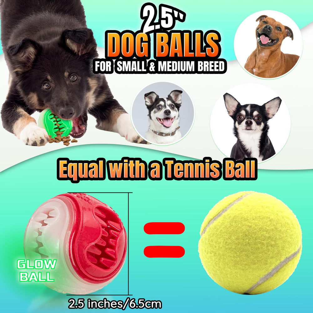 Balle LECHONG 2,5 pouces idéale pour petits et moyens chiens
