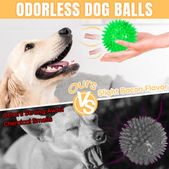 LECHONG balles chien sans odeur chimique pour jeu sûr et agréable