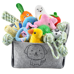 Jouets LeChong pour chiots — ensemble varié pour jeu et développement.