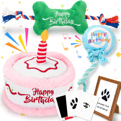 LECHONG kit-anniversaire-chien: ensemble tout-en-un pour célébrer l'anniversaire de votre chien.