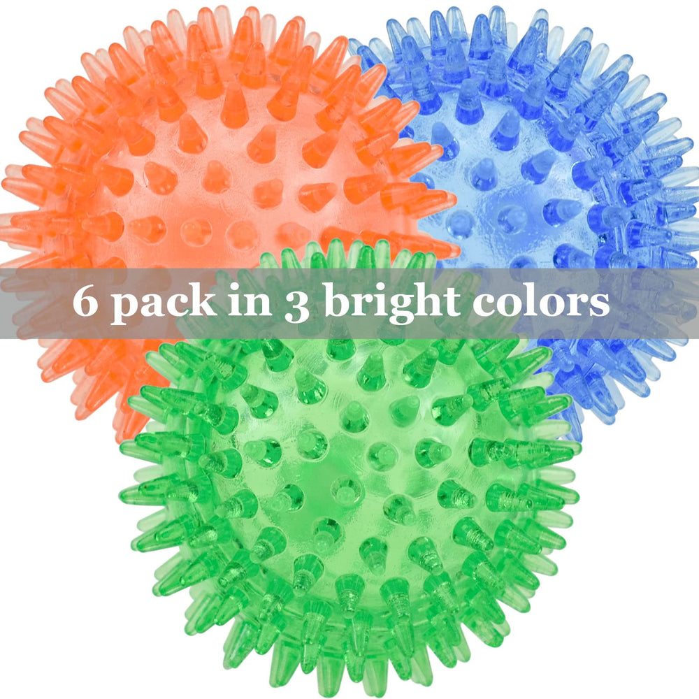 LECHONG pack 6 balles colorées – variété et durabilité pour les jeux