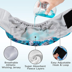 Leekalos couches chien male avec absorption élevée pour sols propres.