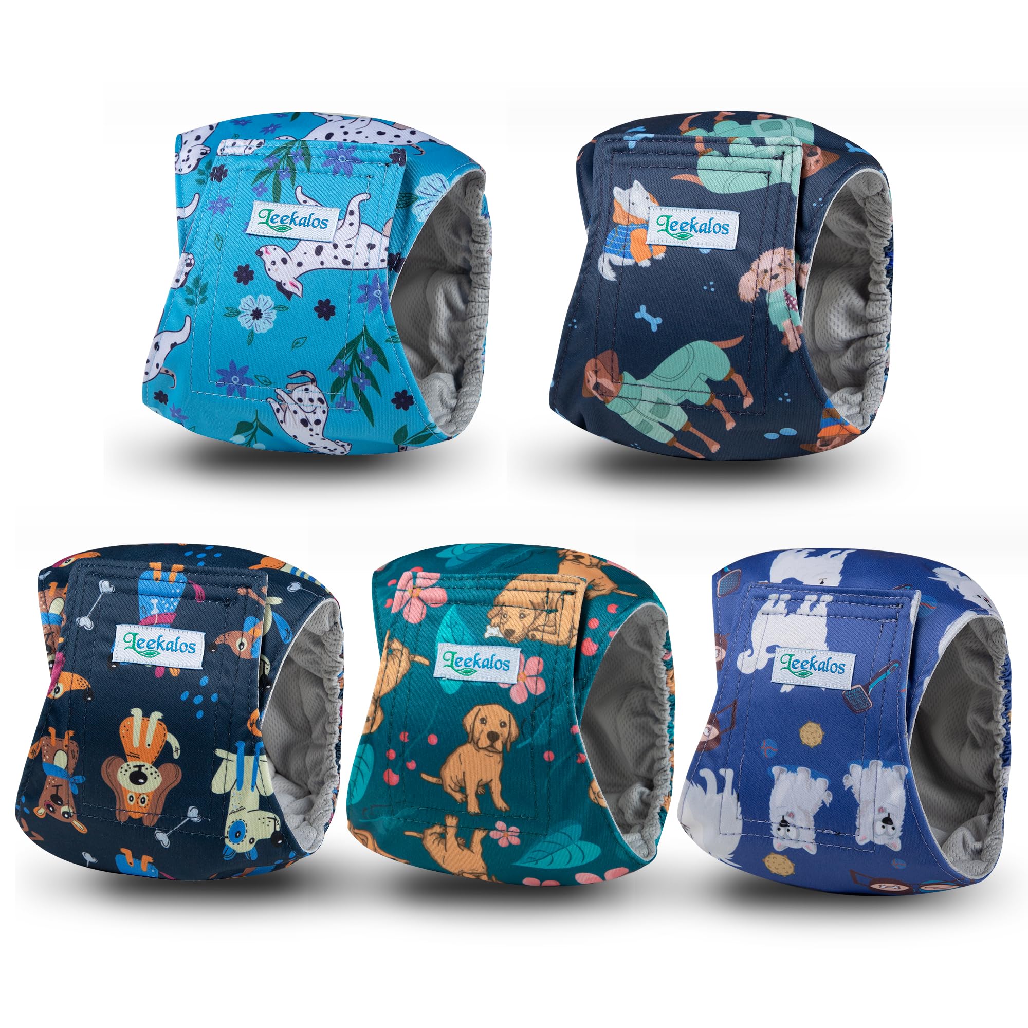 Leekalos couches-chien-male-ensemble : ensemble pratique pour l'apprentissage et les déplacements