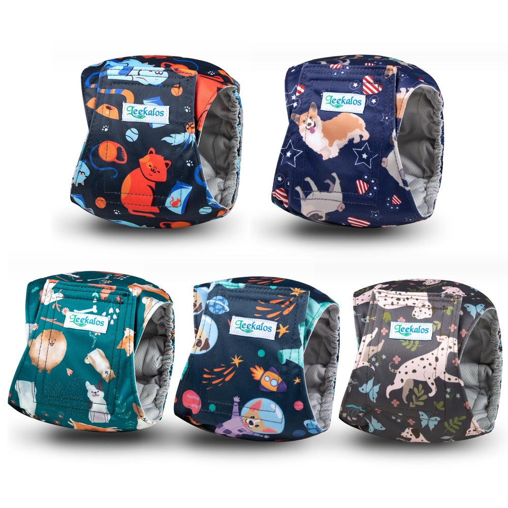 Leekalos couches chien mâle absorbantes pour plus de propreté à domicile