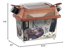 Lee's Kricket Keeper, habitat et porte-grillons léger pour déplacement et entretien.