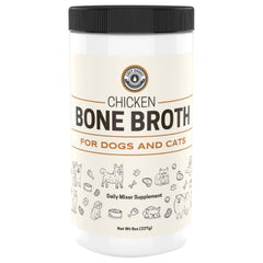 Left Coast Performance bouillon d'os au poulet pour chat, stimule l'appétit et l'hydratation.