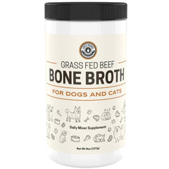 Left Coast Performance bouillon d'os en poudre, versement facile pour chiens et chats.
