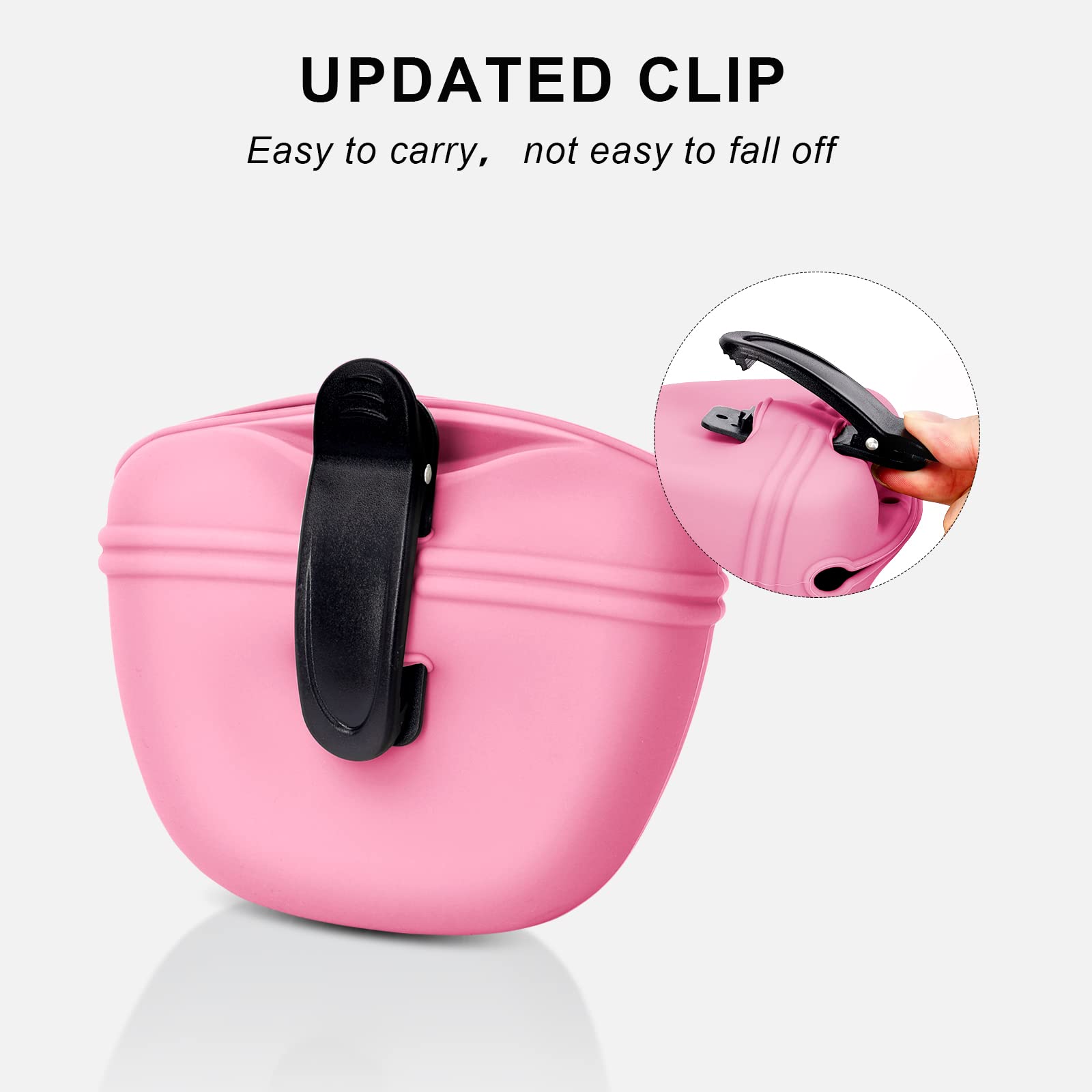 Left&Right attache-ceinture et clip, transport sûr pendant les promenades.