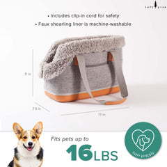 Poches extérieures zippées LeftPine Deluxe pour friandises et accessoires.