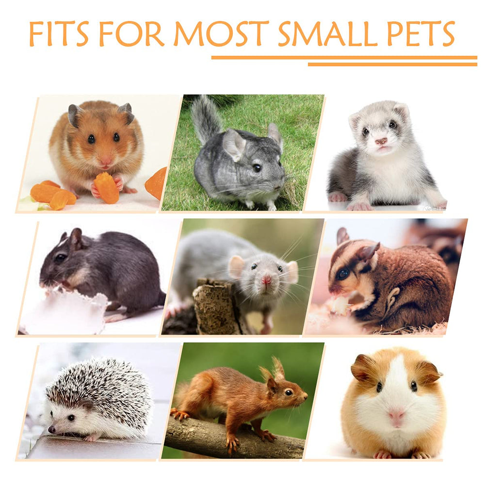 LEFTSTARER dimensions-tunnel-petit-animal – taille adaptée pour cobayes et rats.