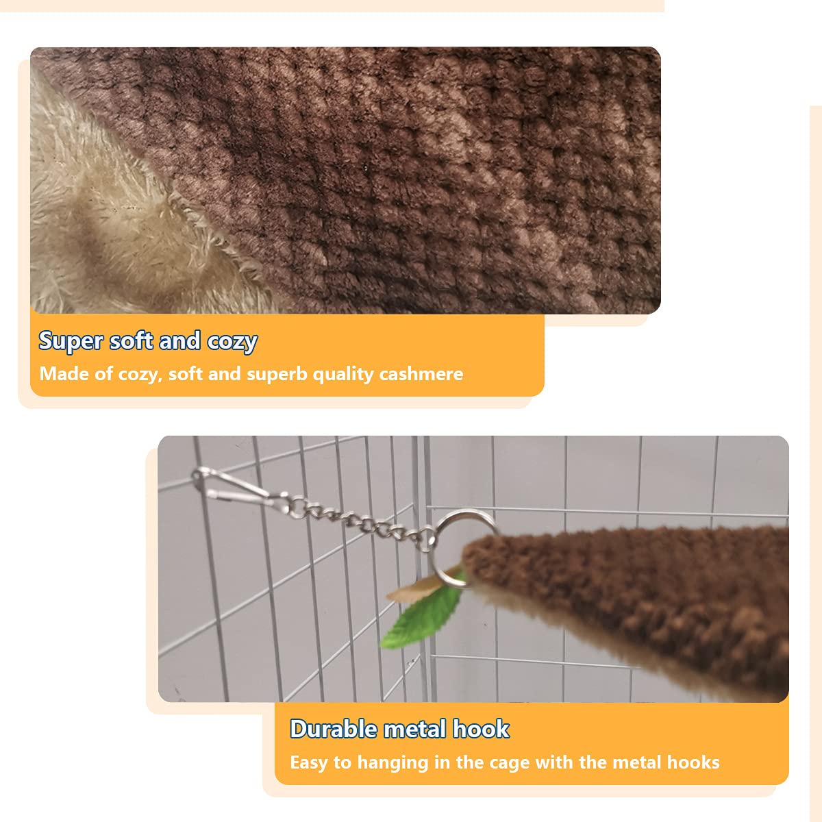 LEFTSTARER materiau-cachemire-doux – toucher confortable et sans irritation pour votre animal.