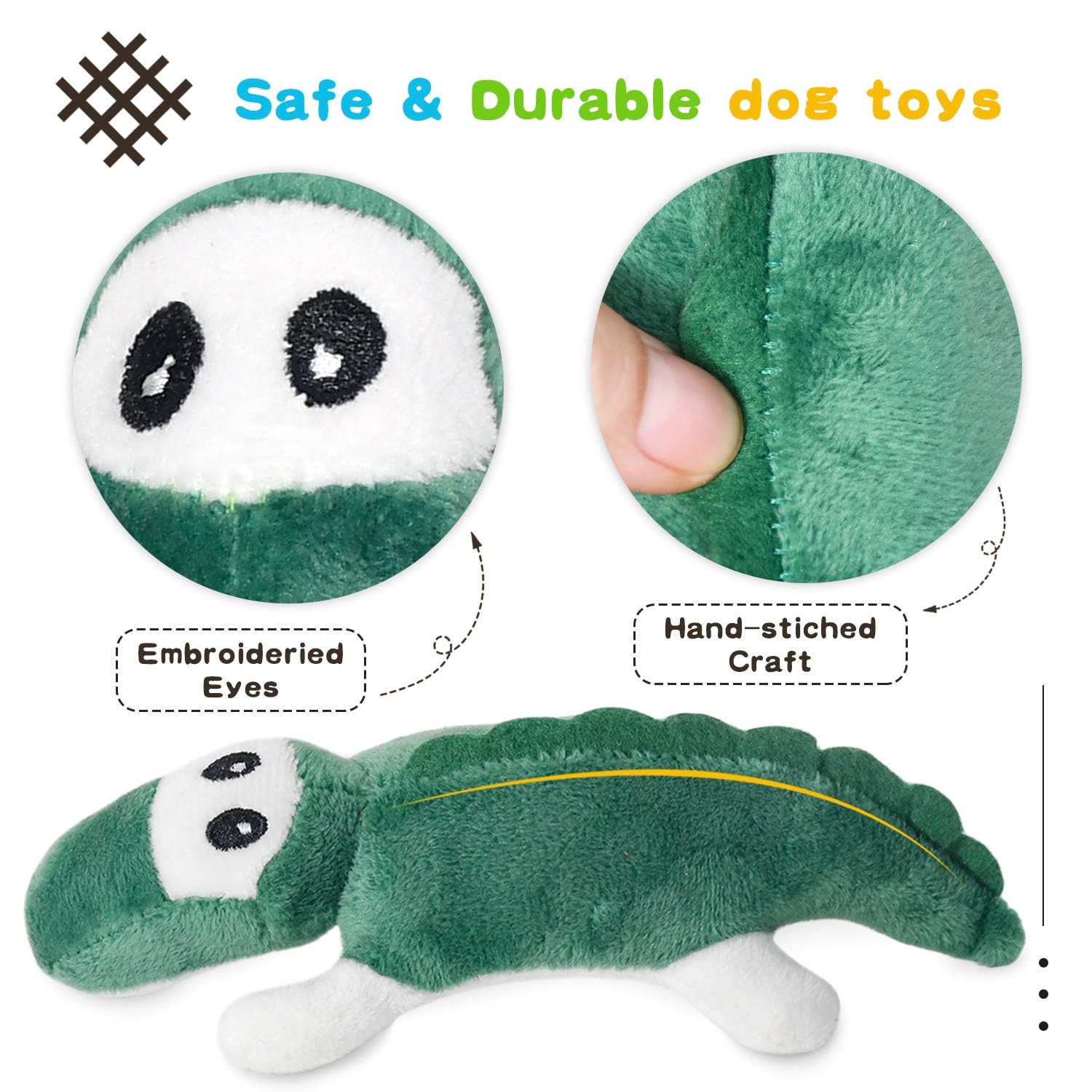LEGEND SANDY tortue jouet peluche, douceur adaptée à la dentition des chiots.
