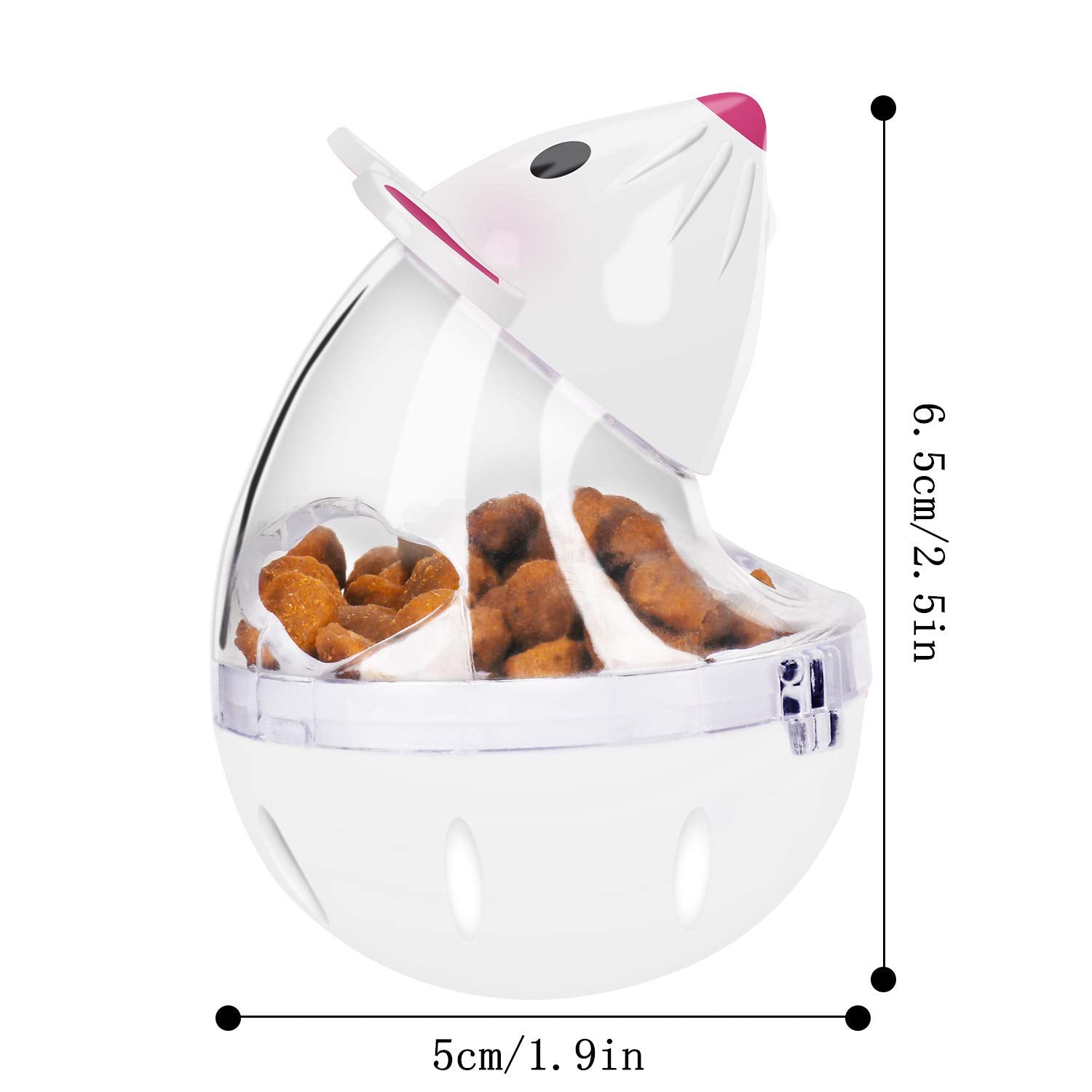 Legendog balle alimentation lente, design en forme de souris pour le jeu.