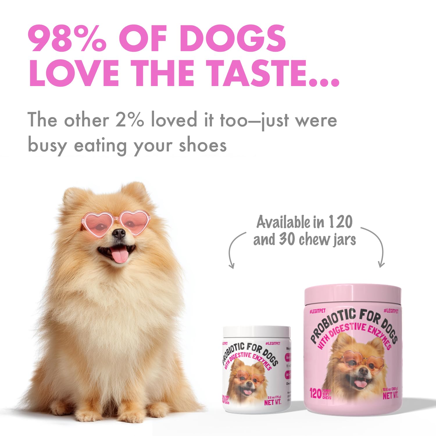 LEGITPET Probiotics chiens – soutien immunitaire et réduction des irritations cutanées.