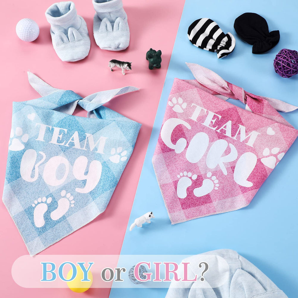 Bandana LEIFIDE chien plaid classique rose bleu — parfait pour une annonce chic et mémorable