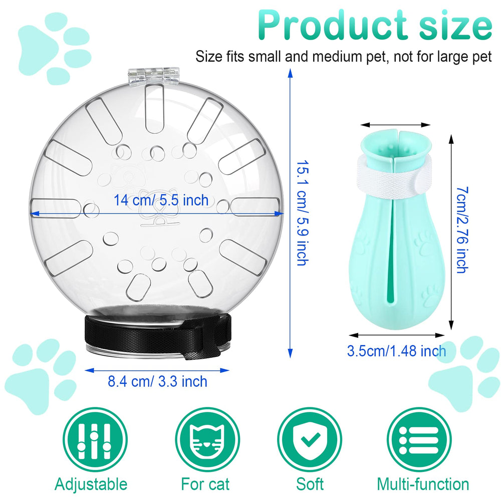 Protections de pattes chat en silicone, anti-dérapantes pour le nettoyage.