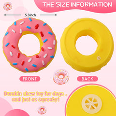 Leitee donut avec sifflet intérieur — stimulation auditive lors du jeu