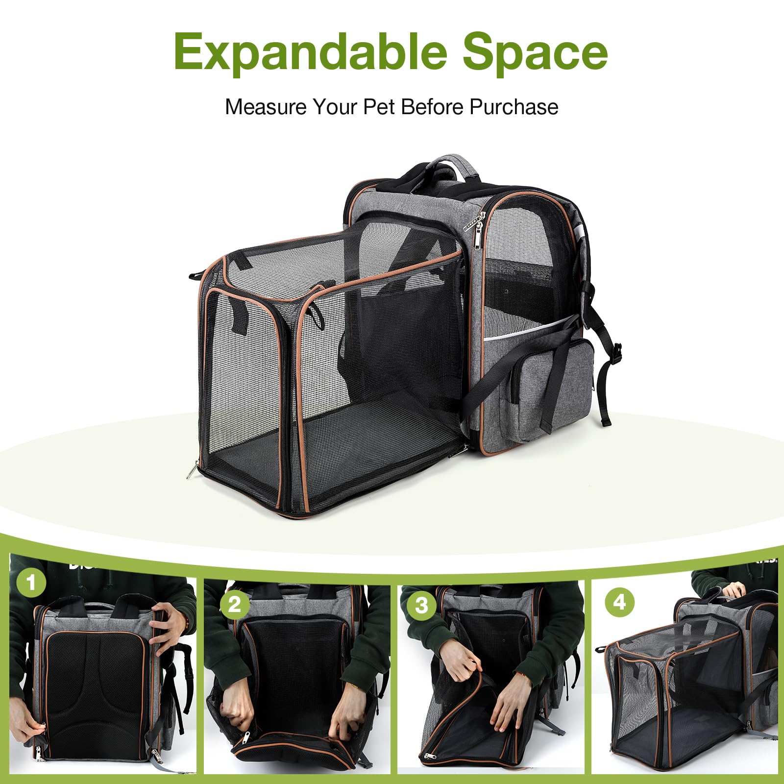 Lekebobor sac-dos animaux entrees-multiples: acces facile pour votre animal.
