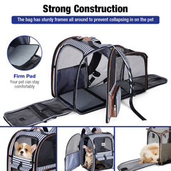Lekebobor sac dos transport animal extensible offre plus d'espace pour votre compagnon