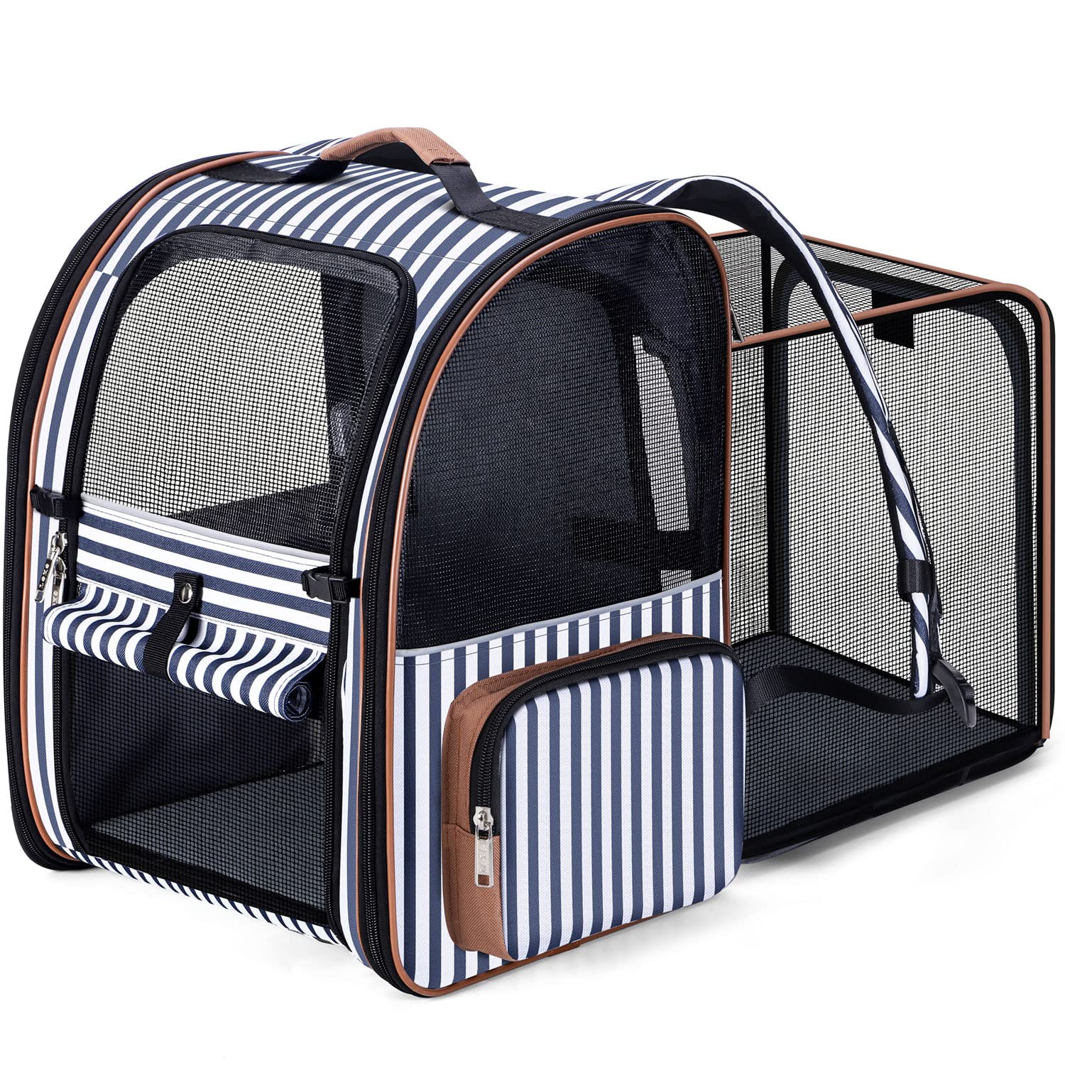 Lekebobor sac dos transport animal ventilation maillage offre une circulation d'air idéale