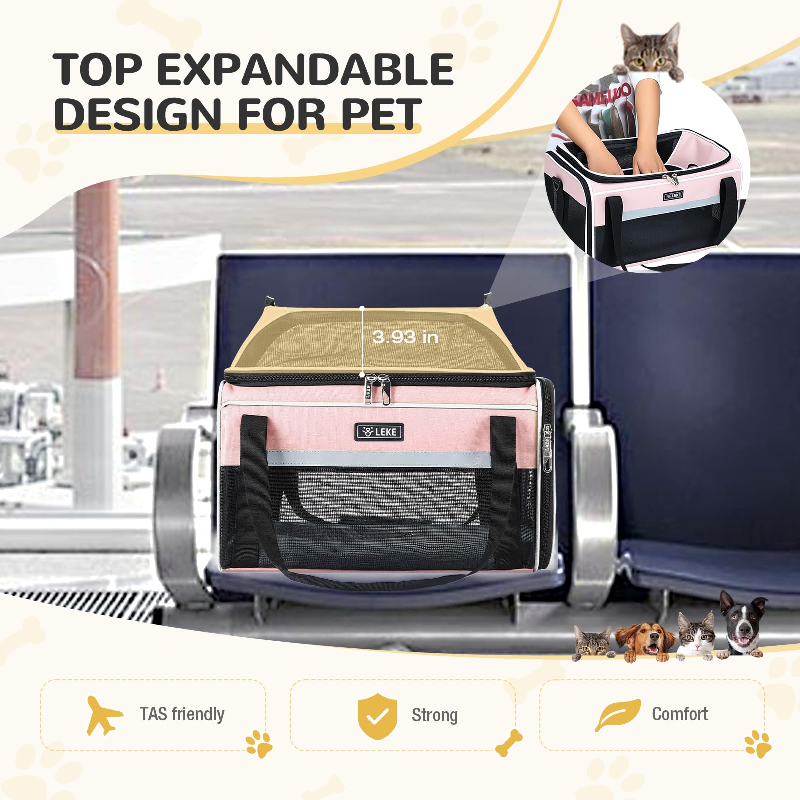 Lekereise cage petit animal tissu robuste: résistance et entretien facile