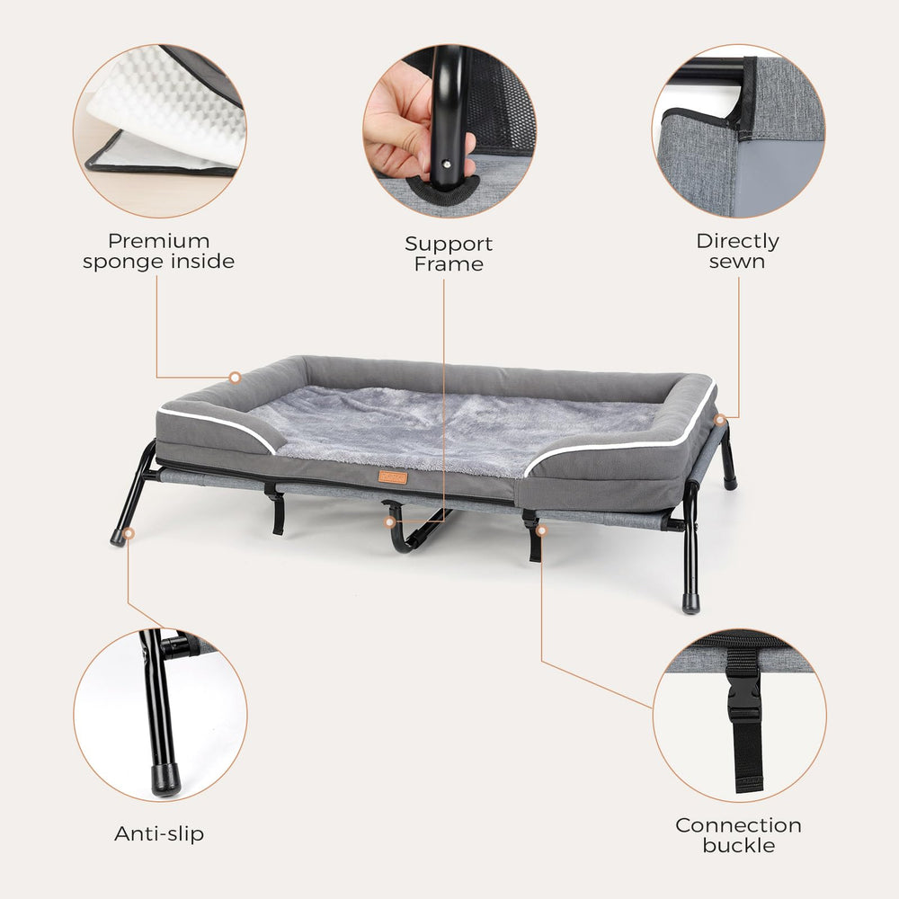 Design 2-en-1 démontable pour utilisation polyvalente.