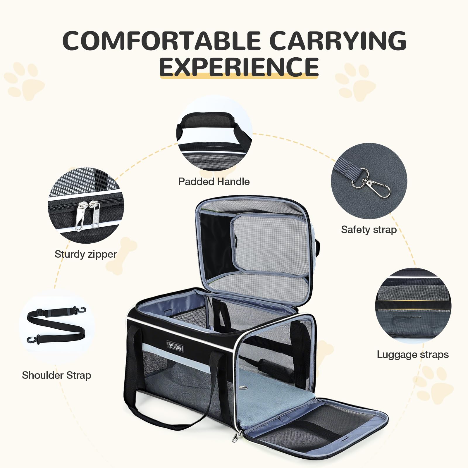 Lekereise transporteur tissu imperméable non toxique: sécurité et durabilité