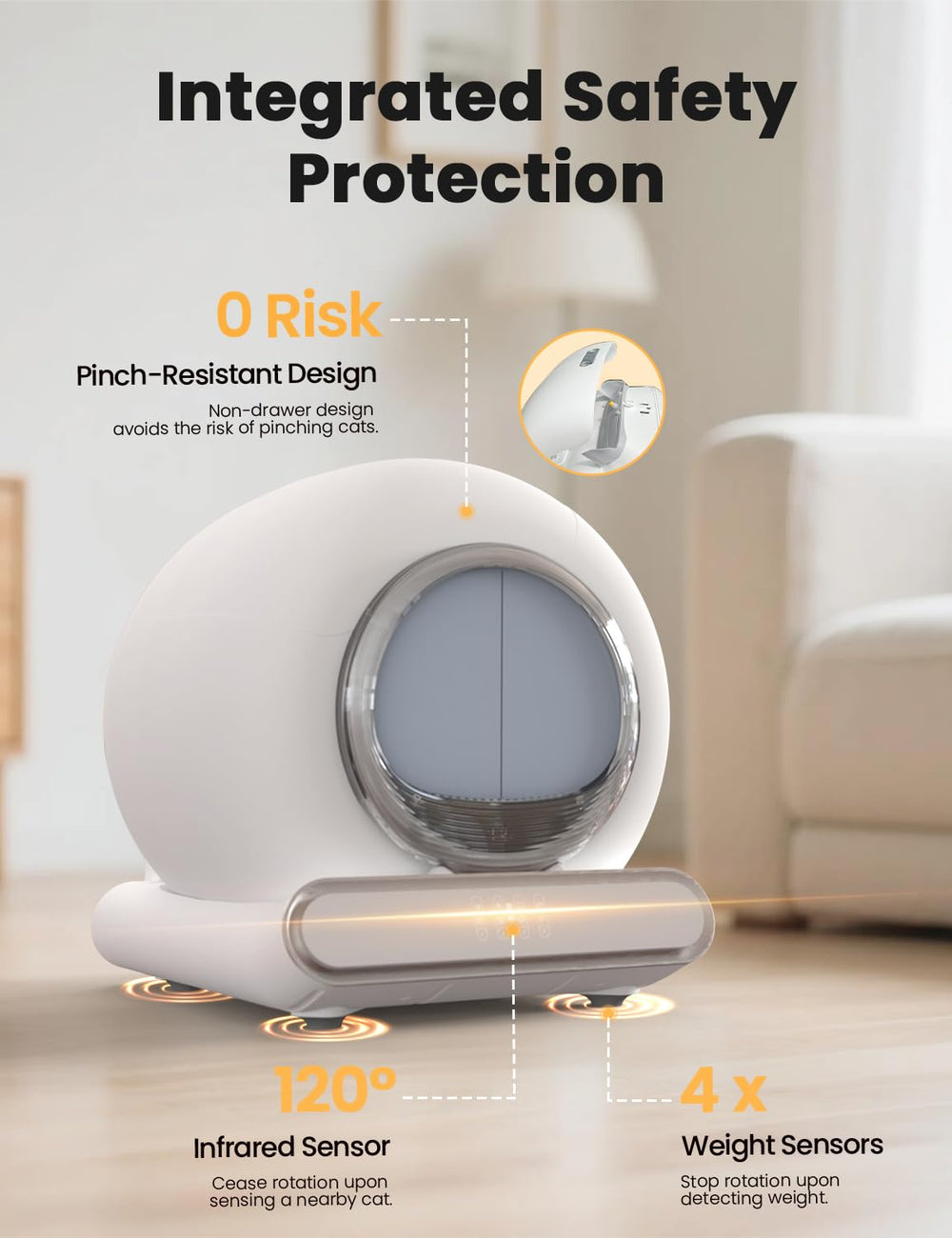 LELOKIDZ controle via app 2.4GHz pour surveiller l usage des chats