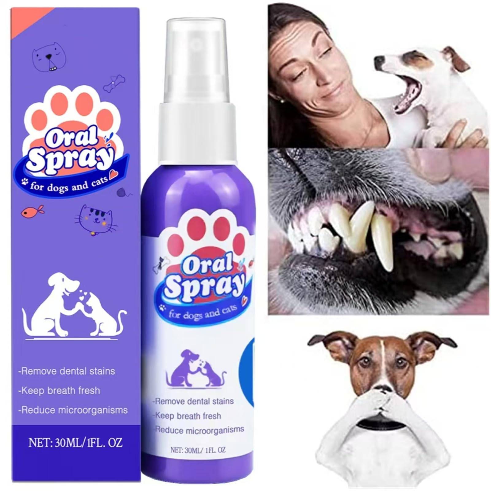 LeMall Petry, spray dentaire, haleine fraîche sans brosse ni dentifrice.