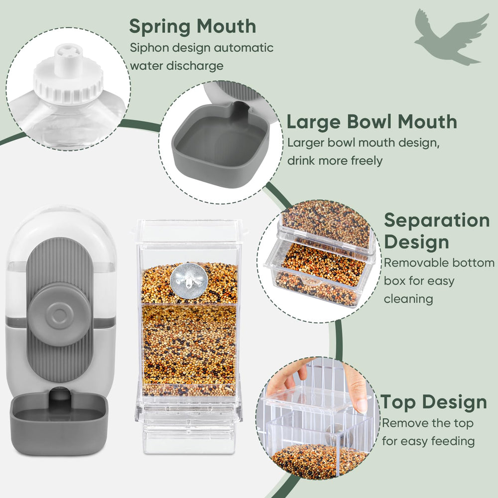 Lemtrflo design pour oiseaux moyens et grands, polyvalent et utile.