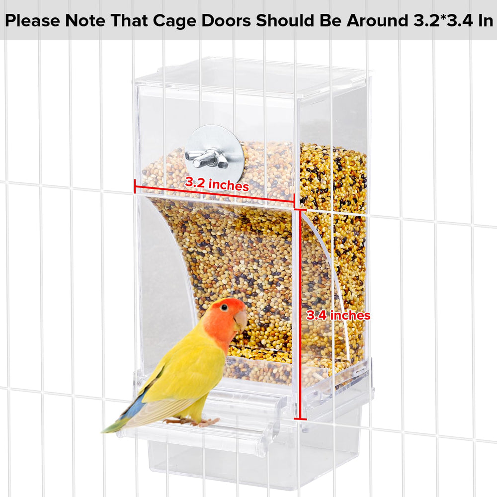 Lemtrflo design pratique pour cages et petits oiseaux.